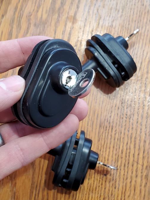 3 Keyed alike trigger locks GUNPOST